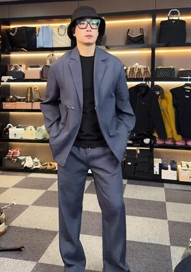 简约休闲百搭西装套装