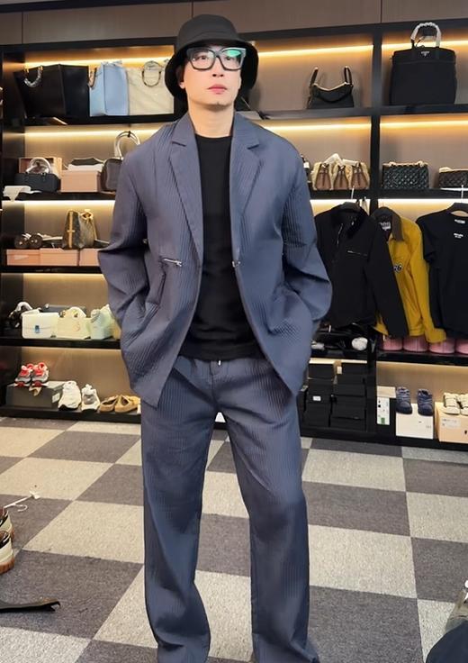 简约休闲百搭西装套装 商品图0