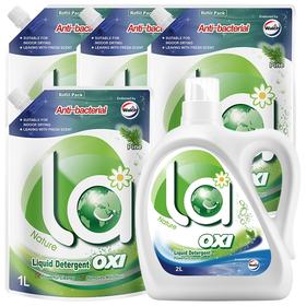 威露士 la有氧洗衣液12斤(2L*1瓶+1L*4袋规格香型随机) WYH12J3T