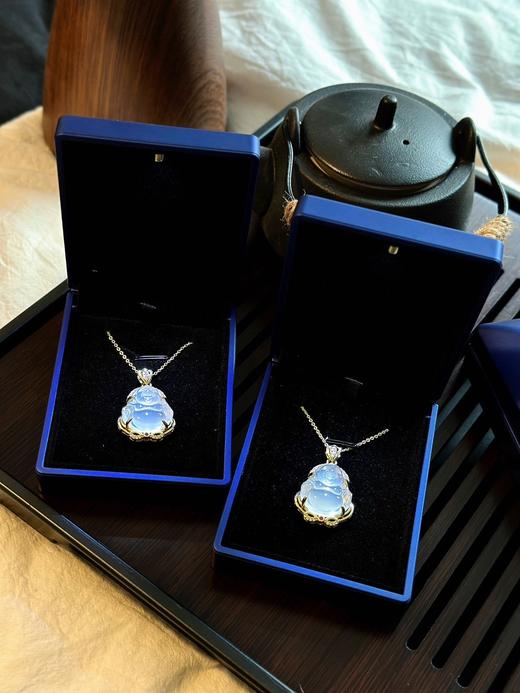 BM品牌玉髓佛公平安顺遂吊坠项链 商品图13