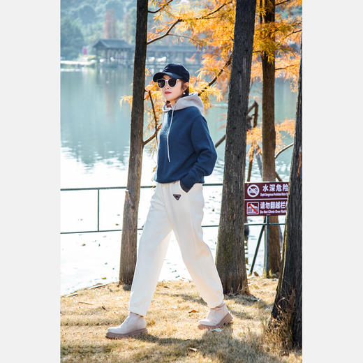 拼接连帽毛衣 商品图1