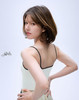 露思同款~官网399！裸感优可丝撞色肌理感吊带女带胸垫文胸内衣二合一背心可外穿打底 商品缩略图1