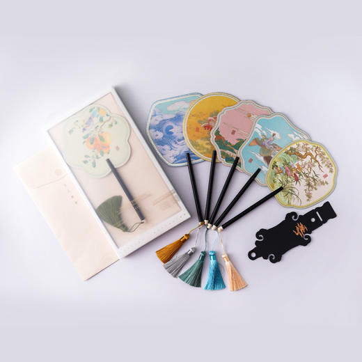 西泠印社 创意丝绸文人雅扇团扇 商品图2