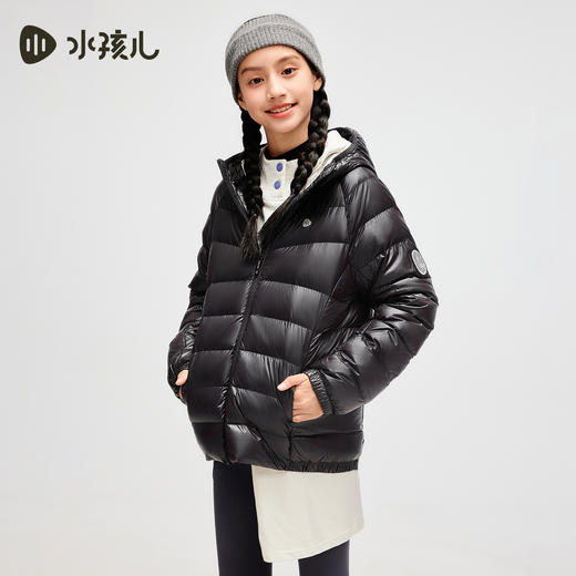 水孩儿童装羽绒服男女童2025冬季新品轻暖鸭绒外套亲子装防寒上衣 商品图5
