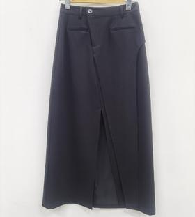 NC前开叉搭片长半裙50317（黑）夏季152520160321