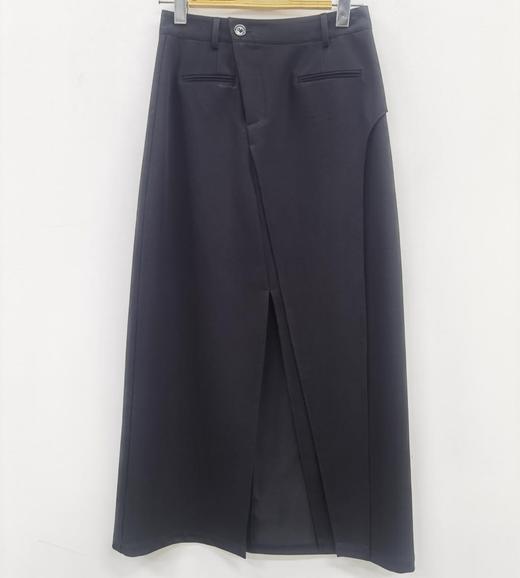 NC前开叉搭片长半裙50317（黑）夏季152520160321 商品图0