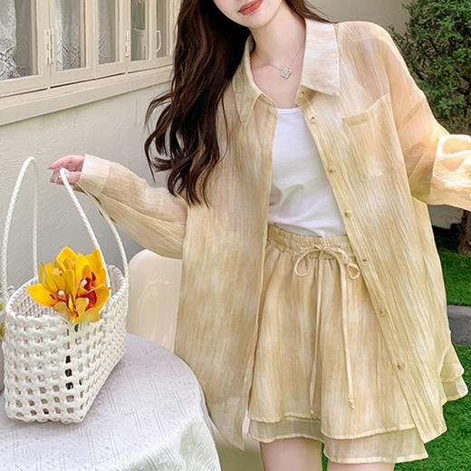 裁缝学苑AQ512天丝防晒衬衫半身裙裤套装纸样女装新款上衣裤子样板 商品图2