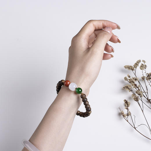 xy0470沉香+国玉三宝国风手串 商品图8