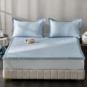 多喜爱 凉豆豆凉感席三件套-溪上【凉感值0.28超国标86%】 【A类面料】【有效抗菌】【四角绑带】【可水洗机洗】【柔软可折叠】按摩颗粒加厚三明治结构