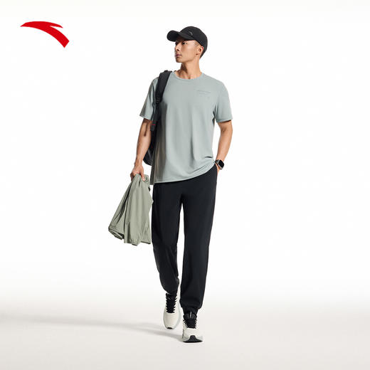 【299任选2件】安踏冰丝运动长裤男2025夏季新款健身跑步弹力运动裤子152537306 商品图1