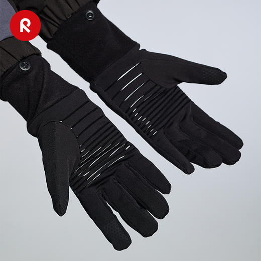 reima男女儿童分指手套大童年早秋新款弹力针织抓绒保暖防滑 商品图2