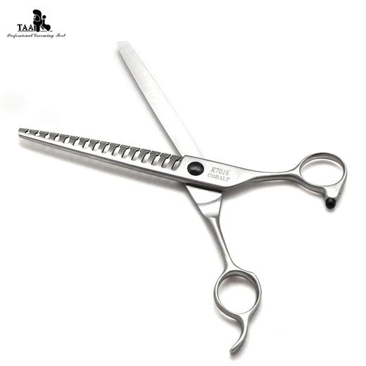 TAA它它宠物美容7寸鱼骨剪K-7016狗猫泰迪贵宾去修毛用蓬松 商品图3