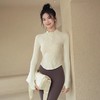 跃牌【轻匀系列】瑜伽服长袖女立领半拉链修身运动上衣t恤薄款透气健身服CX639 商品缩略图1