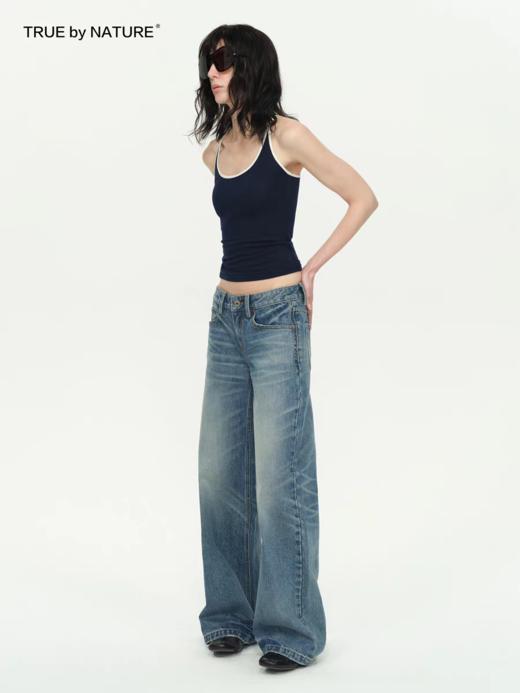 TRUE by NATURE/25SPN02/低腰牛仔裤女直筒长裤 商品图1