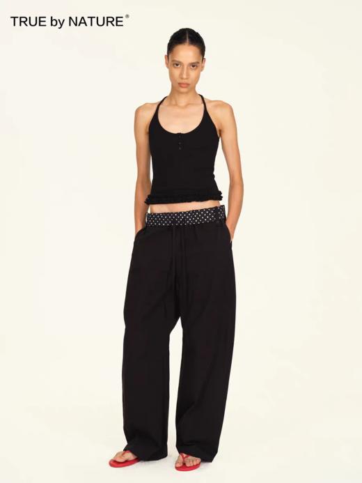 TRUE by NATURE/25SUK08/纯棉高密纸感休闲裤 商品图1