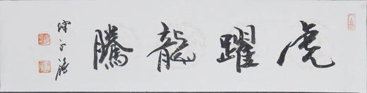 陈永锵《虎跃龙腾》书法17*69CM 手写宣纸作品 商品图1
