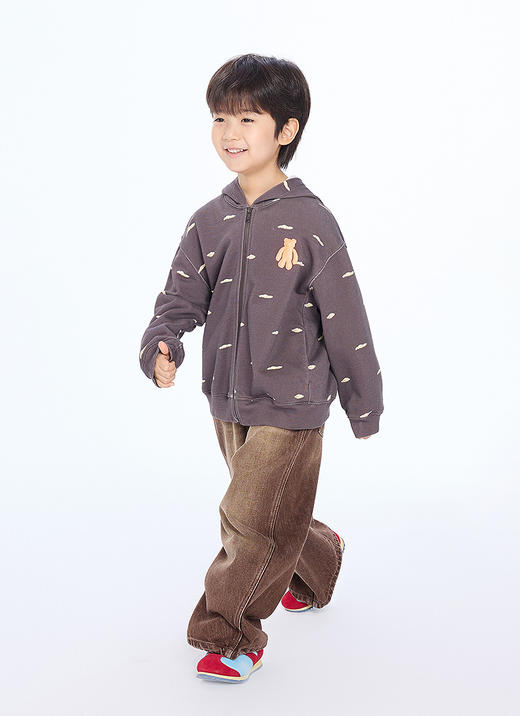 jnby  25年秋款  连帽开襟卫衣  1P8410920 商品图6