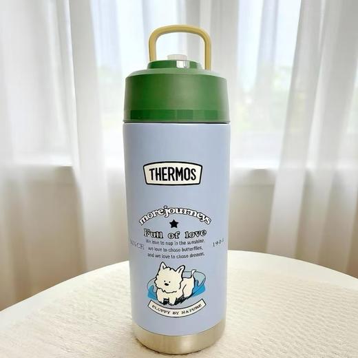 (5个起少3元)THEMOS膳魔师复古提手吸管杯570ml(三种颜色） 商品图2
