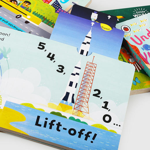 Little world 小小世界启蒙认知抽拉书4册 商品图2