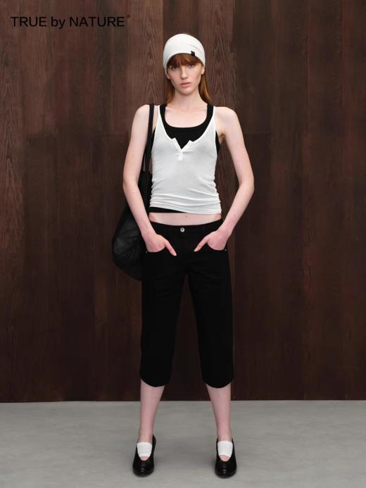 TRUE by NATURE/25SUB08/吊带背心女设计感小众撞色上衣 商品图4