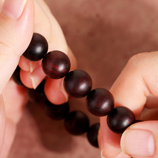 敦煌文创·紫气东来小叶紫檀手串 ， 精选紫檀原木，匠心手工打磨，男女同款 商品图6