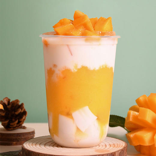 U果速冻芒果浆1kg冷冻芒果原浆果泥1kg小台农新鲜果肉汁果酱商用杨枝甘露原料 商品图3