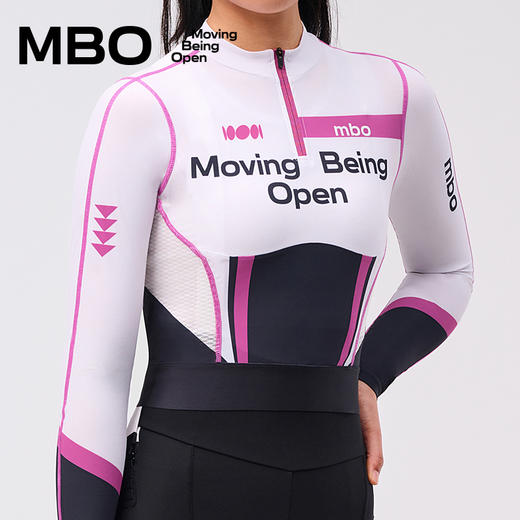 MBO女子千禧复古长袖骑行服ATC332超短显瘦上衣 商品图5