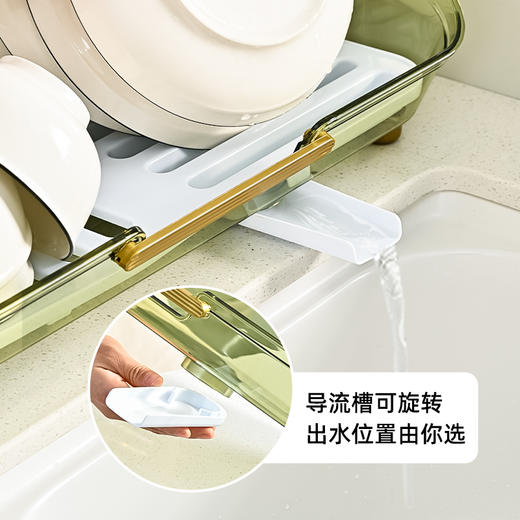 🙈【多功能沥水碗筷架8352】👀还在为厨房碗筷散乱摆放而烦恼吗？每次做饭，找个碗、拿双筷子都要翻来翻去✅有了这款厨房多功能沥水碗架，让你的厨房告别杂乱，焕新整洁👍🏻 商品图3