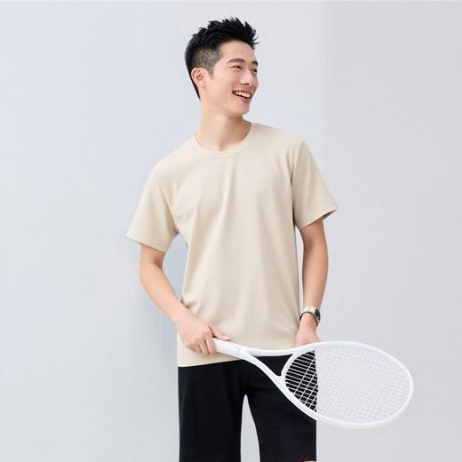佐丹奴男装25年新款吸湿透气短袖T恤衫01025205 商品图0