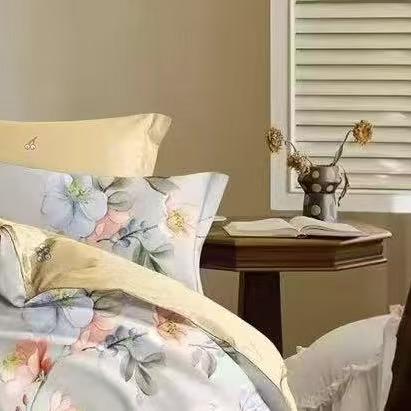 10楼恐龙    全棉印花四件套-有荣-灰/200*230cm   吊牌价1380元   活动价299元 商品图1