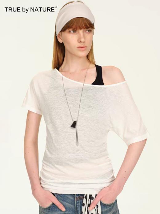 TRUE by NATURE/25SUT11/轻薄微透短袖T恤女 商品图0