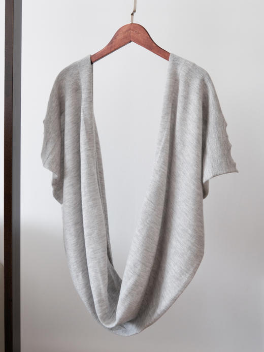 精纺羊绒针织多用围巾披肩 商品图4