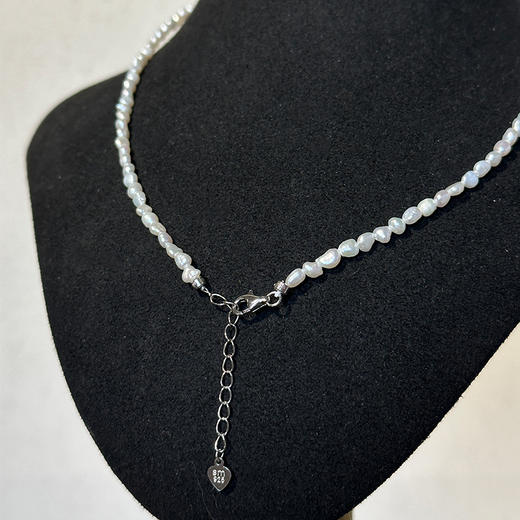 佐奈美（SANAMI）925银米粒巴洛克淡水珍珠项链 商品图4
