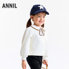 【实体店同款】女童翻领长袖卫衣秋季新款安奈儿童装XG531217 商品缩略图1