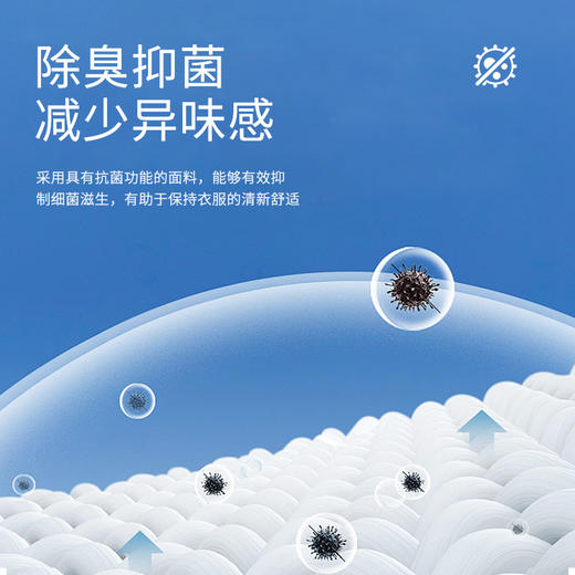 薄荷T恤（五合一科技面料）圆领T恤短袖T恤男 凉感冰纱防晒防臭抑菌透气吸湿排汗 户外运动跑步登山徒步 CHF152061 商品图6