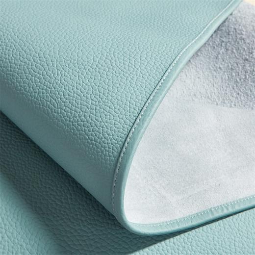 【维科家纺】玉柔A类抗菌头层牛皮席-晴空蓝 商品图3