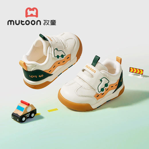 牧童2025秋季童鞋宝宝学步鞋男童防滑透气机能鞋鞋女童软底稳护鞋 商品图1