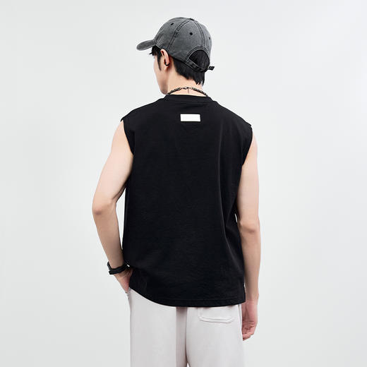 【新品上新】HX 夏季圆领微宽松背心C109520010101/02 商品图3