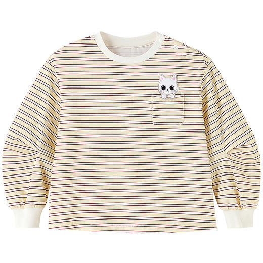 【实体店同款】女童圆领长袖上衣秋季新款安奈儿童装XG531218 商品图6