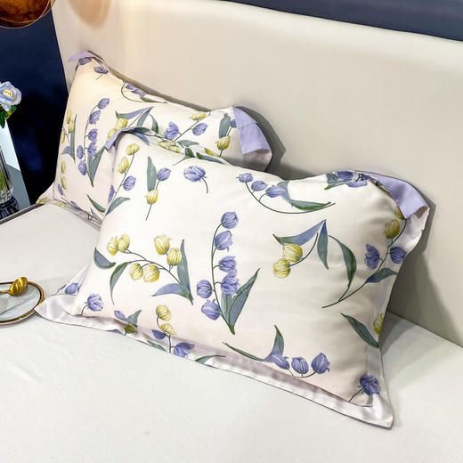 【维科家纺】莱赛尔印花抑菌夏凉被-生机（紫） 商品图8