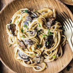 【堂食】黑松露菌菇奶油意大利面