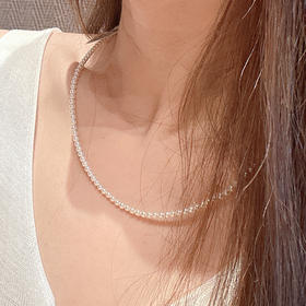 严选 | 佐奈美 SANAMI  925银 强光高品质淡水小米珍珠项链