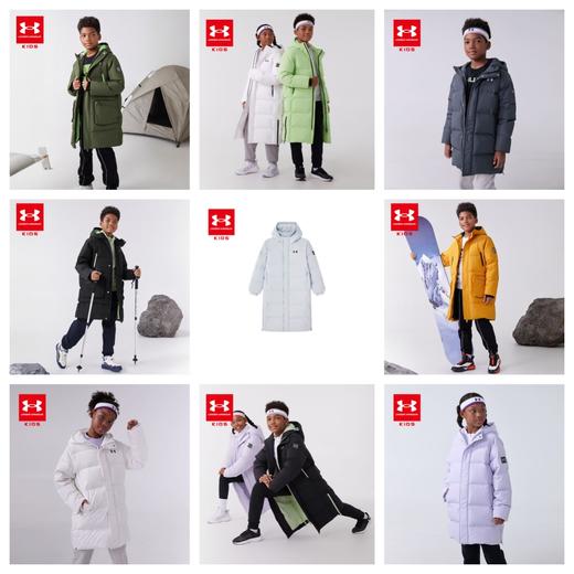 【12月-特惠福利】Under Armour安德玛儿童中长款羽绒服244106131/244206171/244106189超低折扣 商品图0
