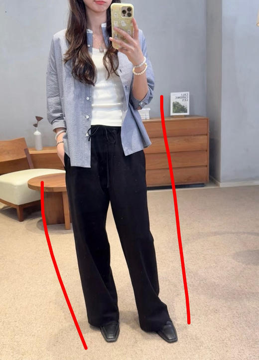 723-5 小禾渠道货 飞机装 套装 大长腿长裤 垂坠阔腿裤 显瘦显瘦显瘦 商品图10