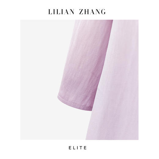 E“定制”——静奢风———浪漫情怀—— 法式优雅雾粉A摆连衣裙 2501079 商品图1