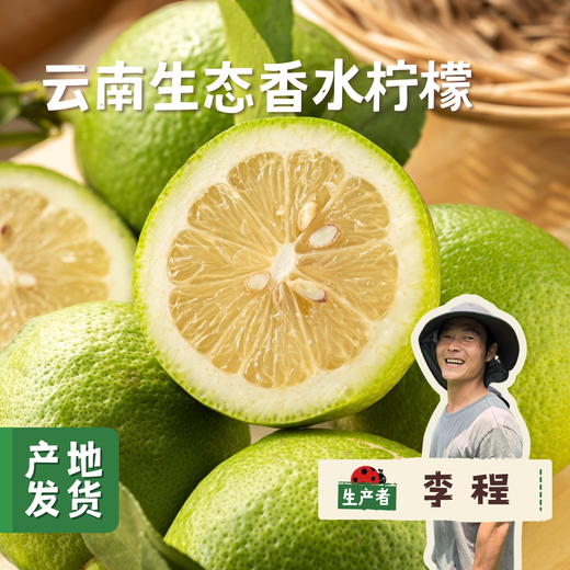 云南生态香水柠檬 3斤 | 合作农友生产，产自云南元江，生产者：刀云艳、李程 *【公平贸易农人定价】 商品图0