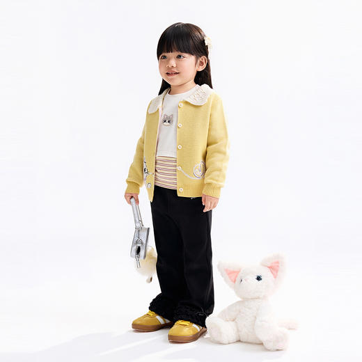【实体店同款】女童开衫秋季新款安奈儿童装XG534118 商品图3