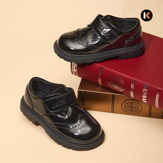 卡特兔儿童黑色小皮鞋2025秋季新品幼儿园儿童礼服鞋舞台演出鞋 商品图1