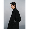 GXG男装   黑色全羊毛双排扣通勤长大衣24冬热卖G24X264024 商品缩略图4