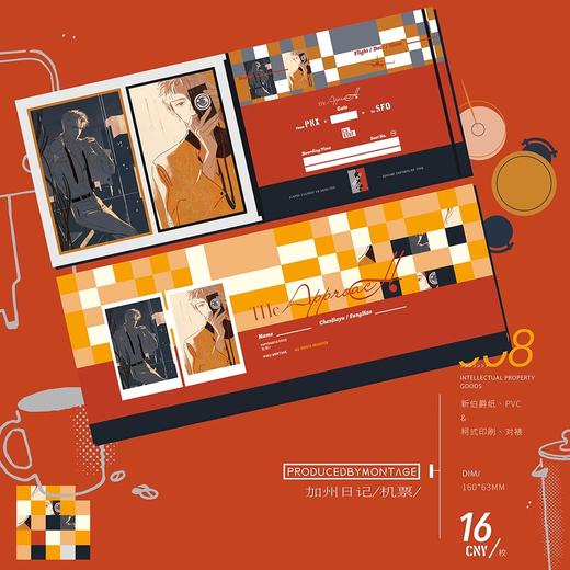 从万米高空降临 加州日志 机票 国谷 耽美 商品图0